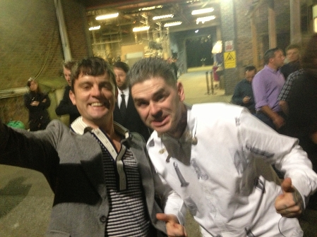 Nick & Paul von FFS backstage bei Jools Holland